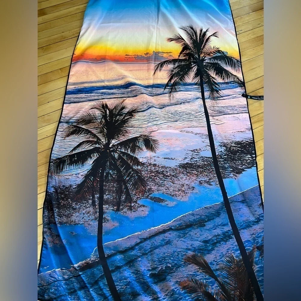 Whitley‎ Willows microfiber beach print towel quick dry